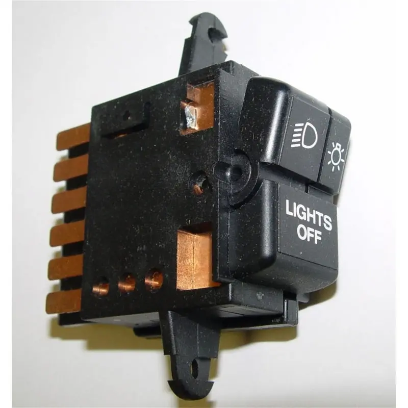 Omix-Ada Replacement Headlight Switch For 1987–1995 Jeep Wrangler Yj 1