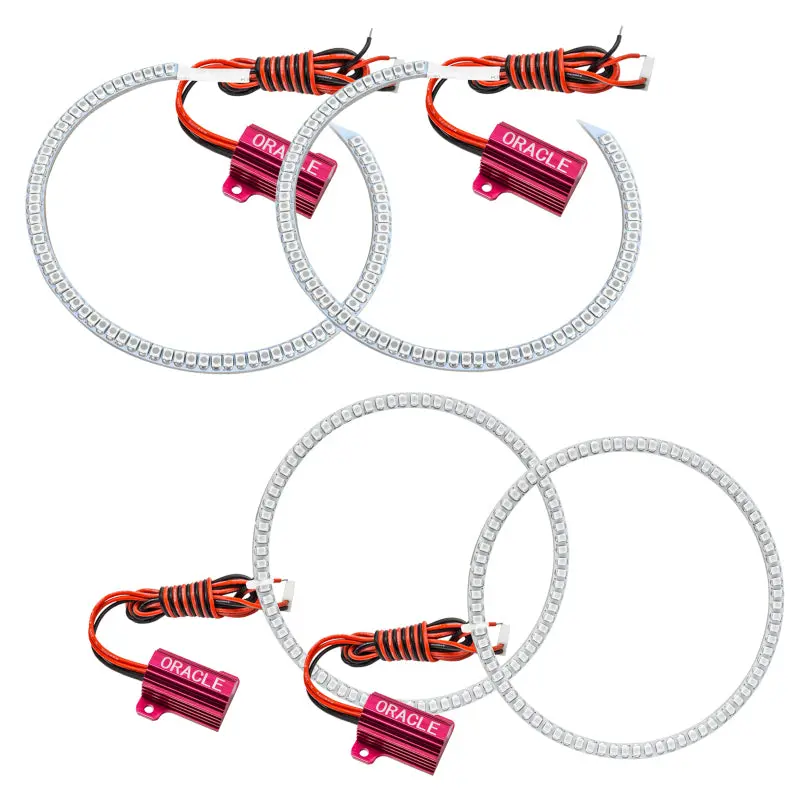 Oracle Led Halo Headlight Kit For 2004–2007 Nissan Titan – White Ring Accent Lighting 1