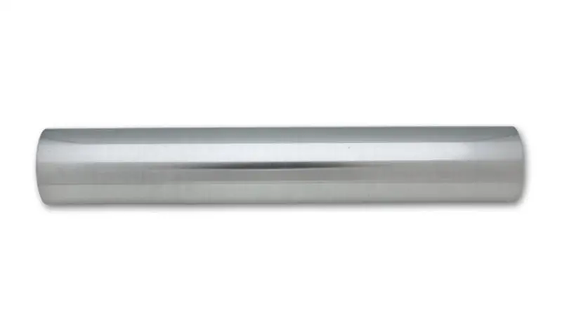 Polished 4-Inch Od Universal Aluminum Tubing – 18-Inch Straight Pipe 2