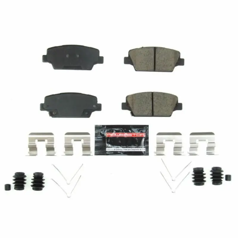 Power Stop Z23 Evolution Sport Rear Brake Pads With Hardware For 2017–2018 Kia Cadenza 1