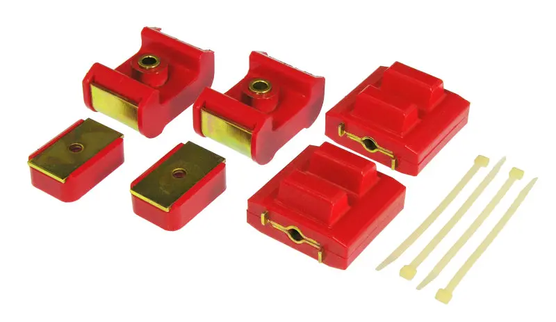Prothane Gm Motor & Trans Mount Kit - Red 1