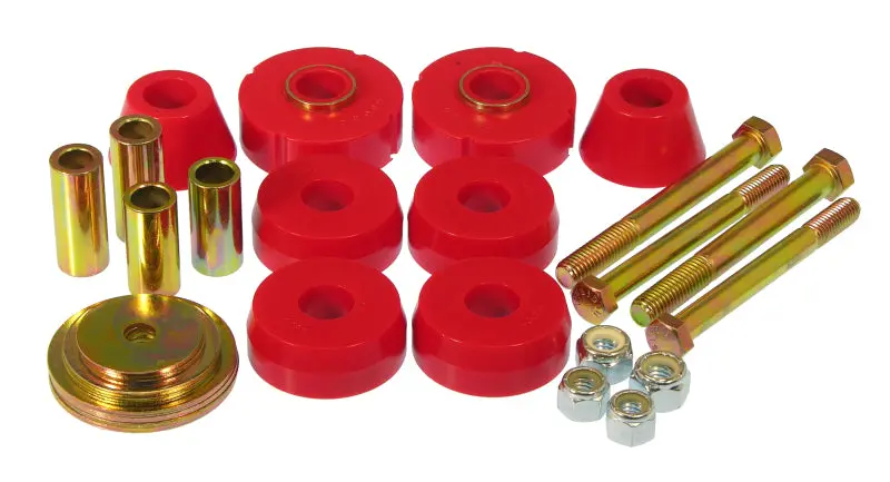 Prothane Polyurethane Body Mount Kit – Red, Designed For 1963–1966 Chevrolet C10 ½-Ton 2Wd Pickup 1