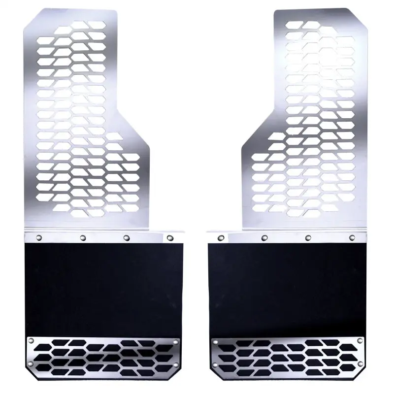 Putco Polished Stainless Steel Mud Skins For 2010–2020 Ram Hd – Includes Hex Shield, Fits Classic & New Body Styles 1
