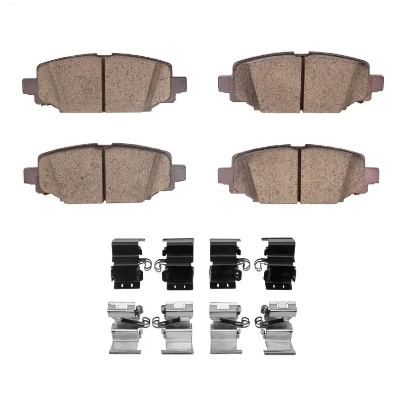 R1 Rear Brake Pad & Hardware Kit For 2018–2025 Jeep Wrangler (Optimum Oe Replacement) 1