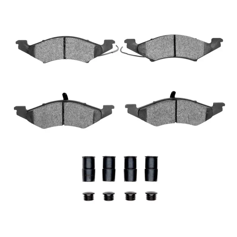 R1 Semi-Metallic Front Brake Pad & Hardware Kit For 1983–1994 Ford Exp 1