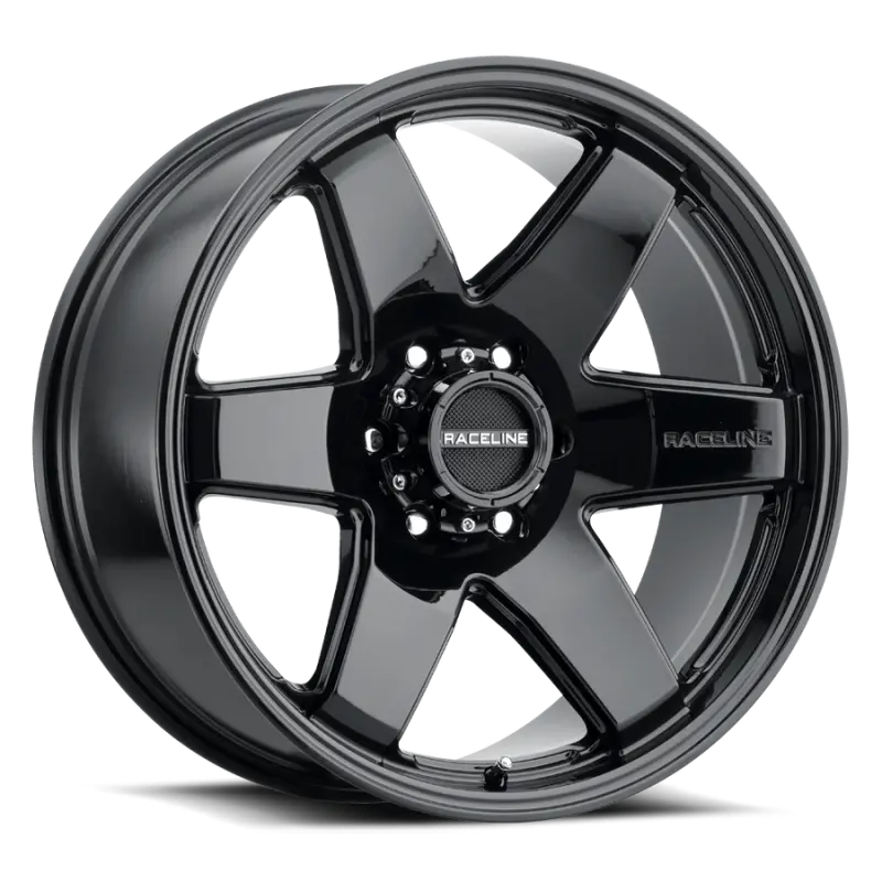 Raceline Addict Gloss Black Alloy Wheel – 18×8″, 6×120 Bolt Pattern, 35Mm Offset, 67.1Mm Center Bore 1
