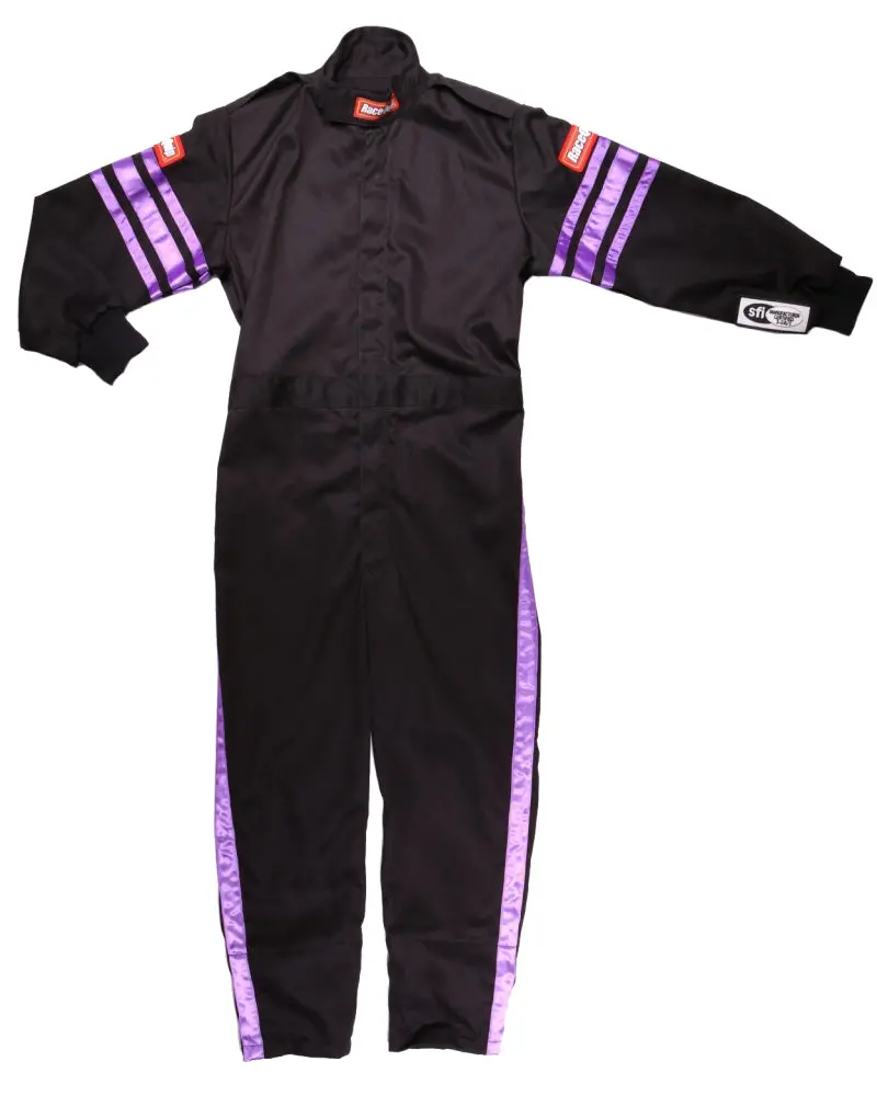 Racequip Sfi-1 Certified Junior Racing Suit – Purple Trim (Kxsm Model) 1