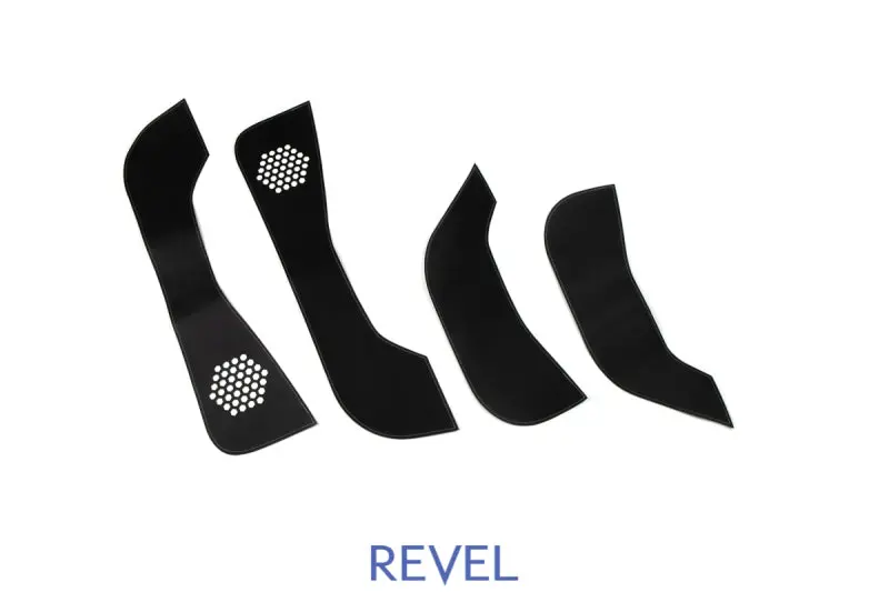 Revel Gt Design Kick Panel Covers For Tesla Model 3 (2016–2019) – White Stitch Accent, 4-Piece Set 1