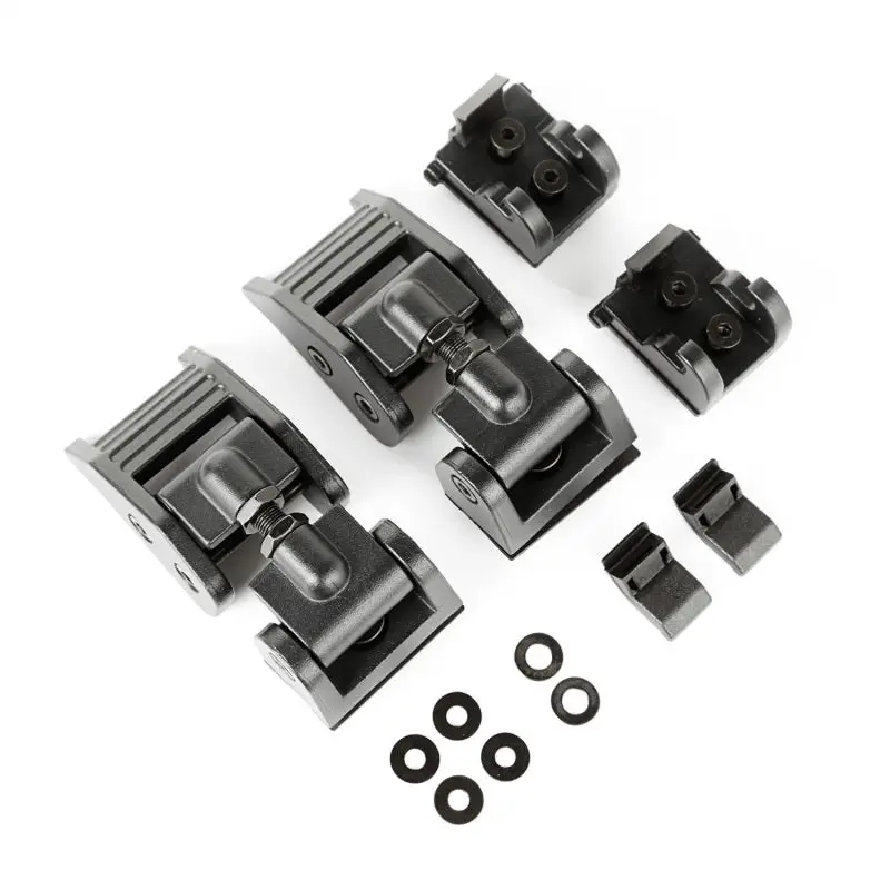 Rugged Ridge Textured Black Hood Latches For 2018–2020 Jeep Wrangler Jl And Gladiator 1