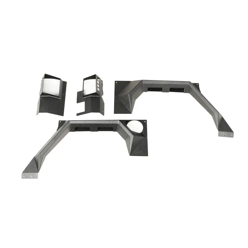 Rugged Ridge Xhd Rear Armor Fenders Pair 2 Dr 07-18 Jeep Wrangler Jk 1