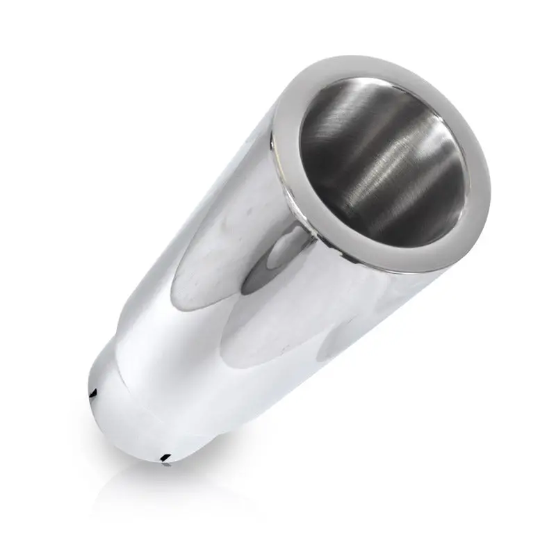 Stainless Works Double-Wall Exhaust Tip – 3.5" Body, 2.25" Inlet, Straight-Cut Design 1
