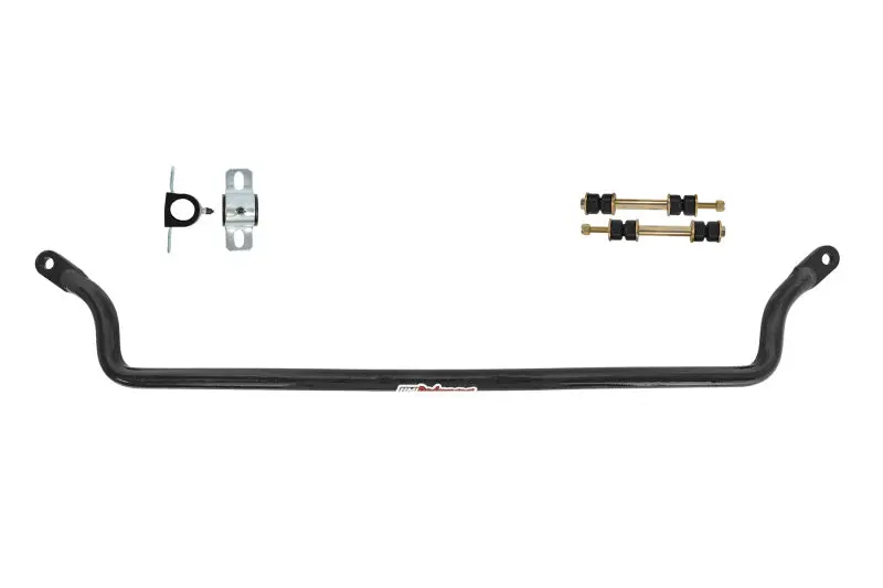 Umi Solid Front Sway Bar For 1965–1970 Chevy B-Body – 1-1/8-Inch Diameter, Black Powder-Coated 1
