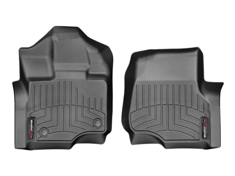 Weathertech Front Floor Liners For 2017+ Honda Ridgeline – Gray Heavy-Duty Trim 1