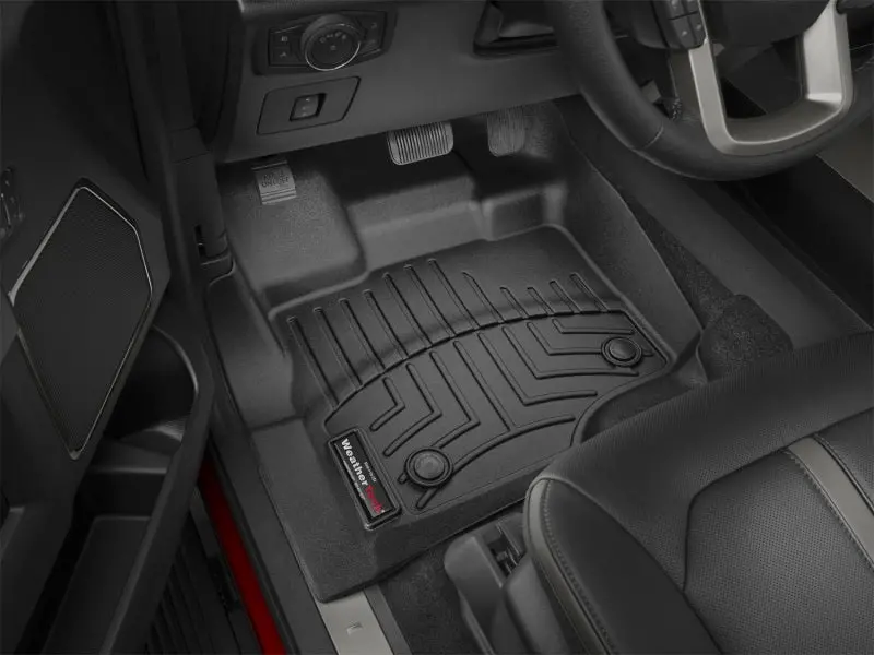 Weathertech Front Floor Liners For 2017+ Honda Ridgeline – Gray Heavy-Duty Trim 2