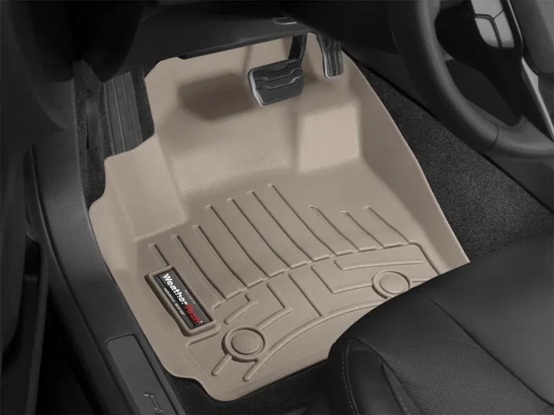 Weathertech Front Floorliner – Tan, Universal Fit With Customizable Trim 1