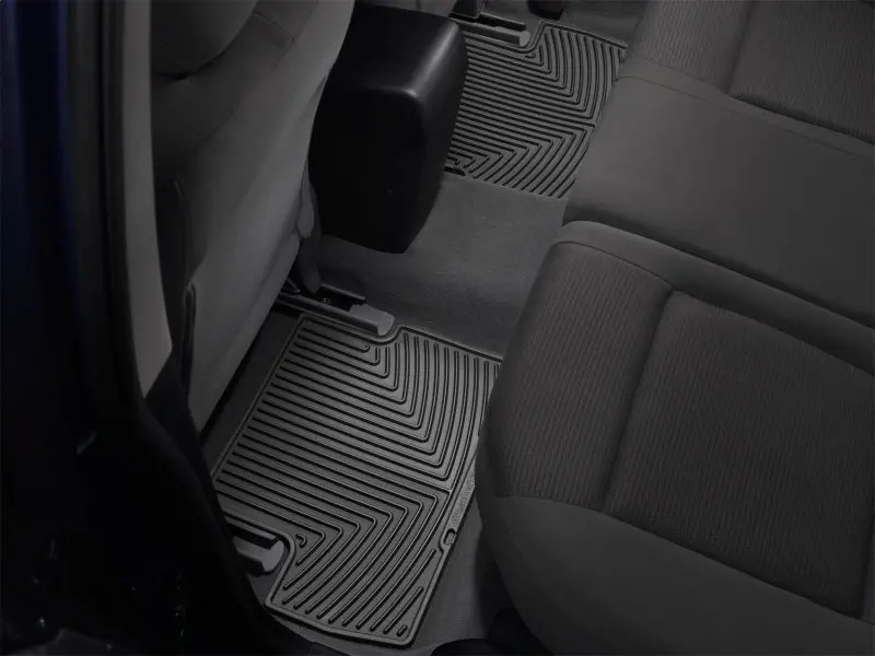 Weathertech Rear Floor Mats For 2009+ Mercedes-Benz Glk-Class (X204) – Black Rubber 1
