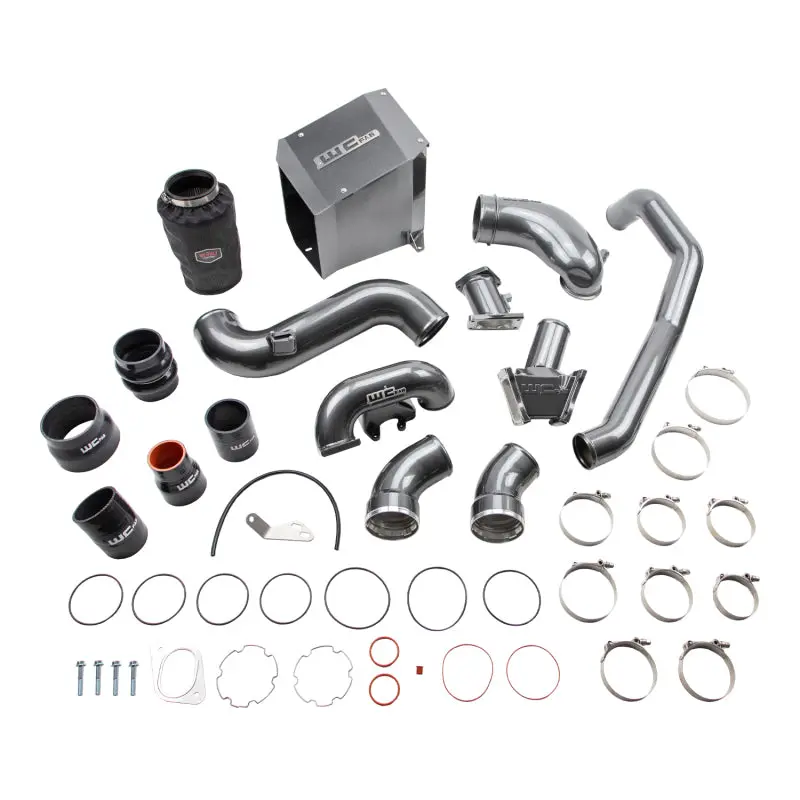 Wehrli Stage 2 High-Flow Intake Bundle Kit – Gloss Black Finish For 2007.5–2010 Chevrolet Duramax Lmm 6.6L 2