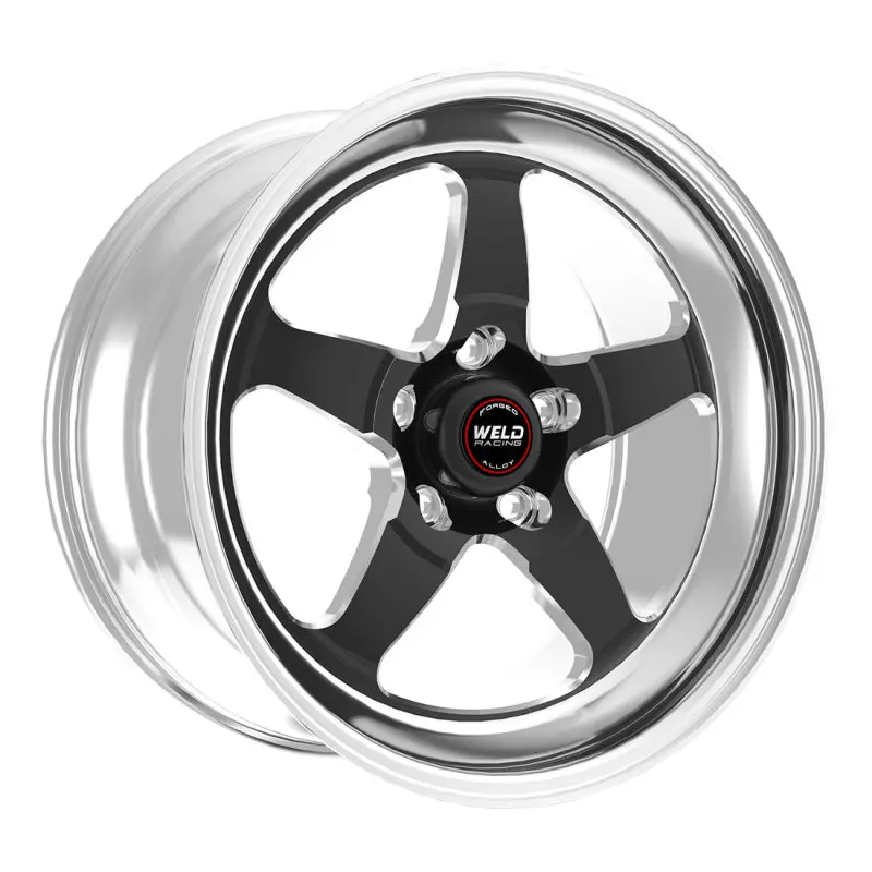 Weld S71 Forged Black Wheel – 17X9 Inches, 5X120 Bolt Pattern, 6.8-Inch Backspace, Medium Pad Finish 2
