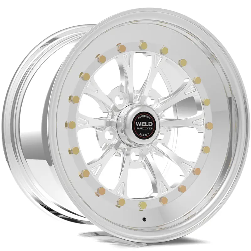 Weld Vitesse 15X6 Polished Aluminum Wheel – 5X4.5 Bolt Pattern, 3.5In Backspace 2