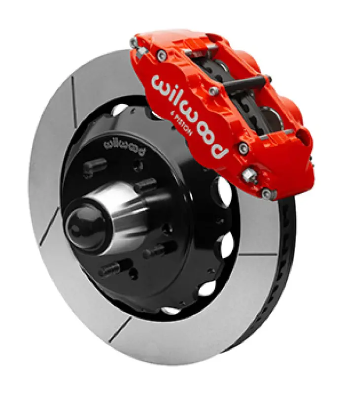 Wilwood Narrow Superlite 6R Front Brake Kit – 14In Rotors, Red Calipers, For 1988–1998 Gmc C1500/C2500 Trucks 1