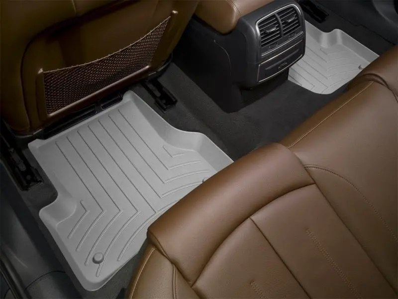 Wt Floorliner Custom-Fit Front Floor Mat – Gray Heavy-Duty Thermoplastic 1