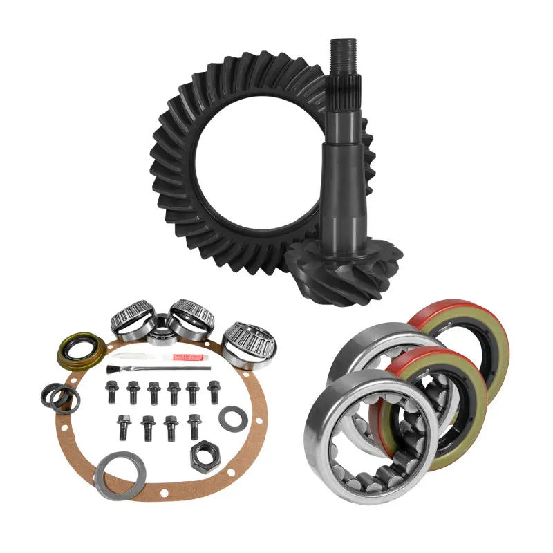 Yukon 8.25-Inch Rear Ring And Pinion Install Kit For Chy Axles – Includes 4.56 Gear Ratio, 1.618-Inch Id Bearings, And Seals 1